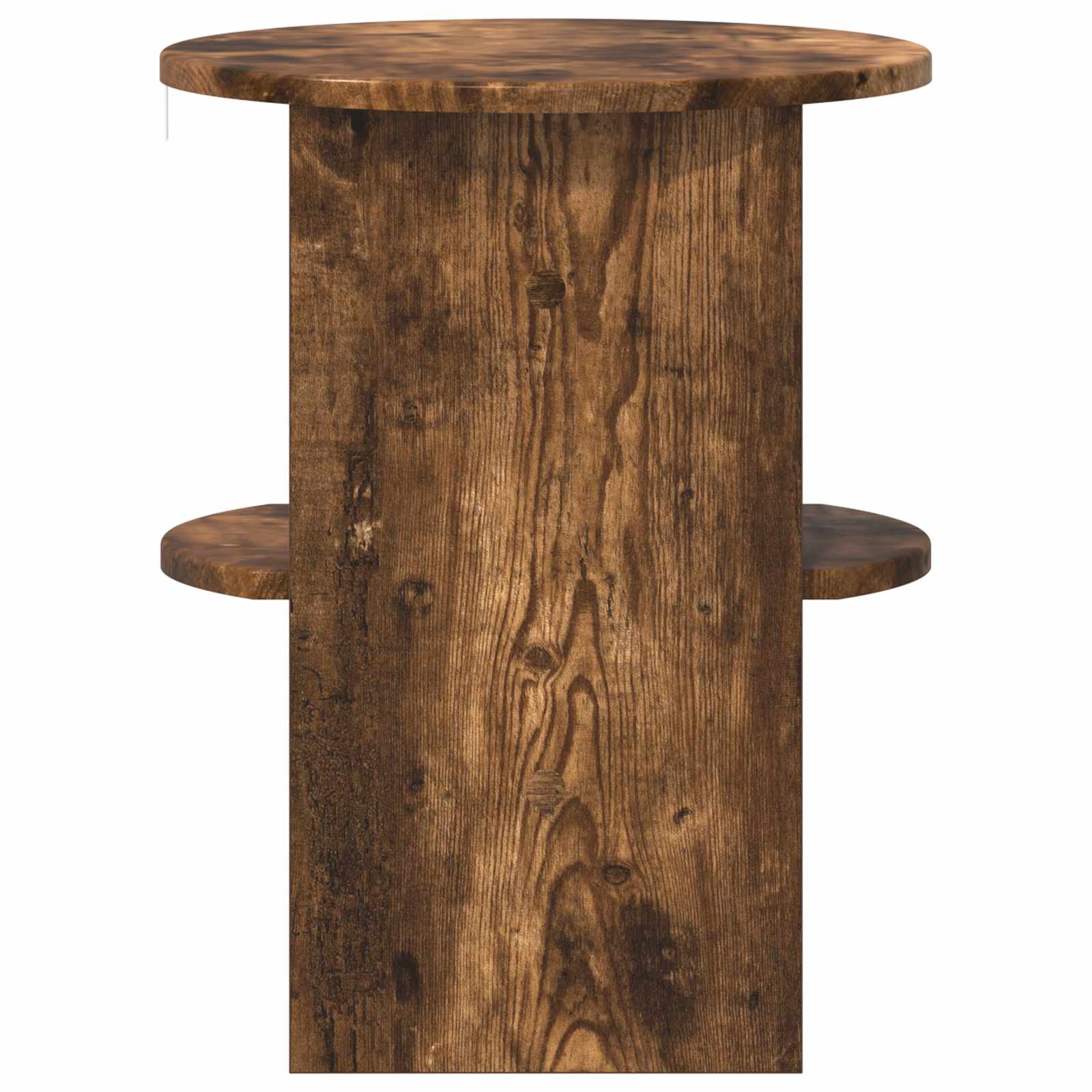 Boční Skříňka 2 Pcs Uzený Dub Ø40 X 50 Cm Dřevěný Materiál