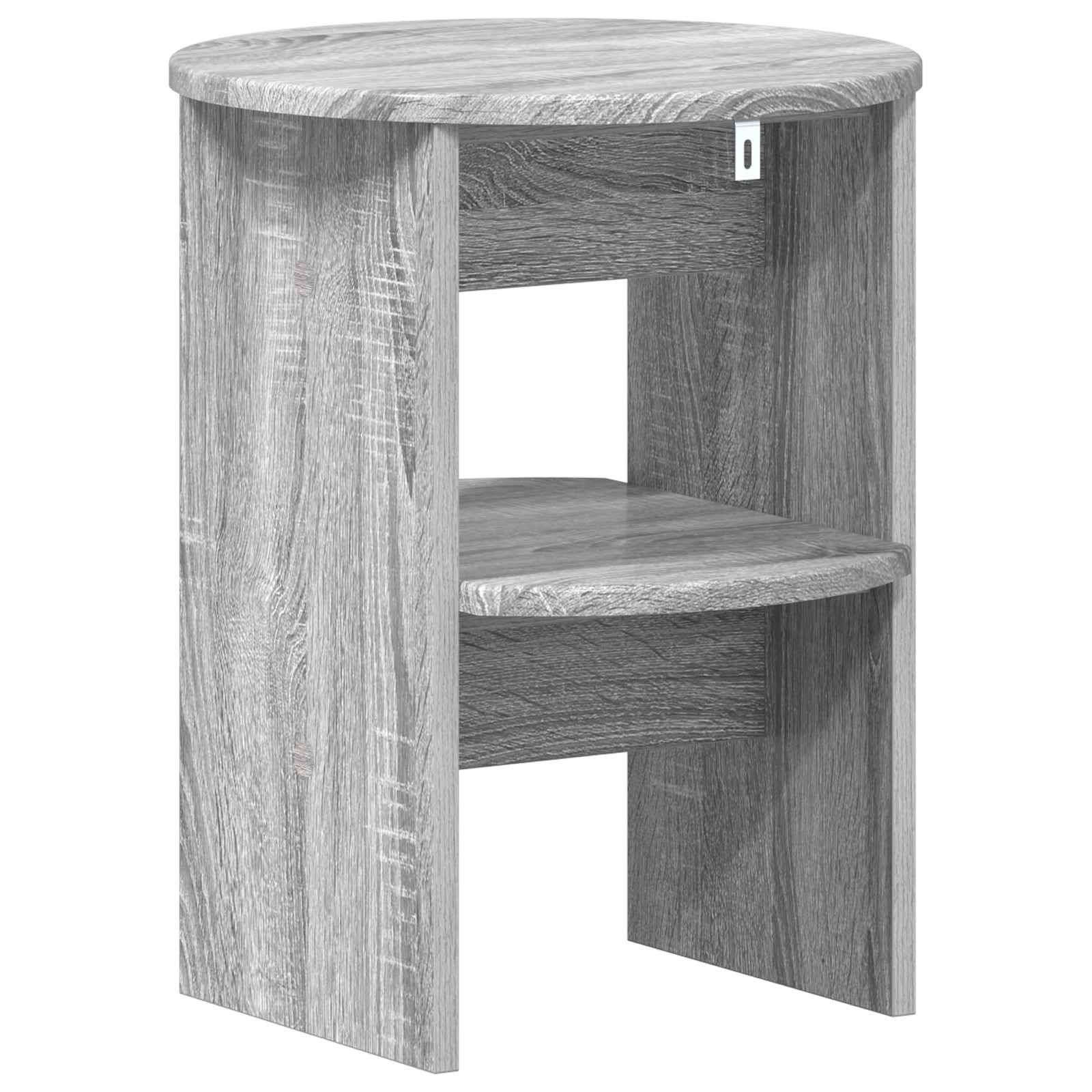 Boční Skříňka 2 Pcs Šedá Sonoma Ø40 X 50 Cm Dřevěný Materiál