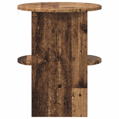 Boční Skříňka 2 Pcs Staré Dřevo Ø40 X 50 Cm Dřevěný Materiál