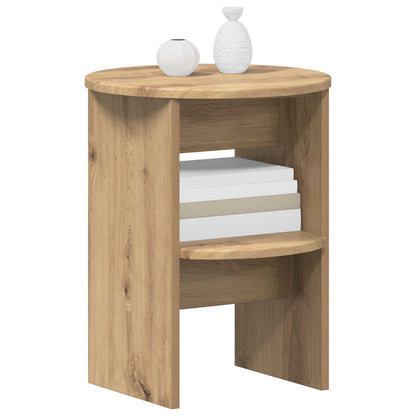 Boční Skříňka Řemeslný Dub Ø40 X 50 Cm Dřevěný Materiál