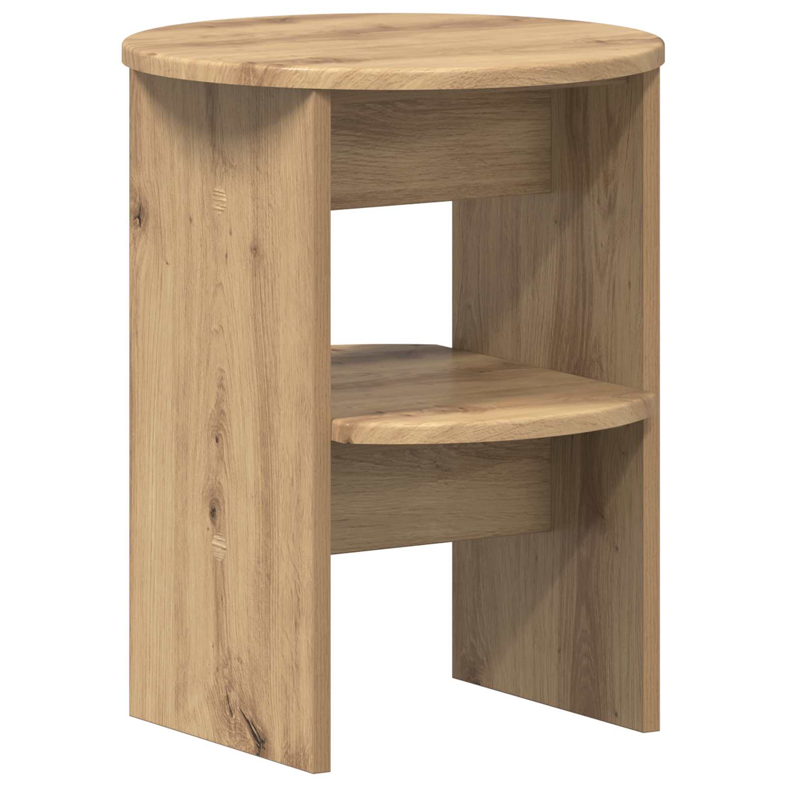 Boční Skříňka 2 Pcs Řemeslný Dub Ø40 X 50 Cm Dřevěný Materiál