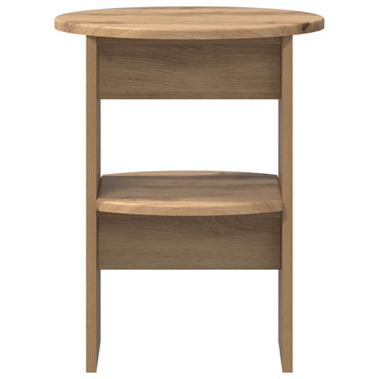 Boční Skříňka 2 Pcs Řemeslný Dub Ø40 X 50 Cm Dřevěný Materiál
