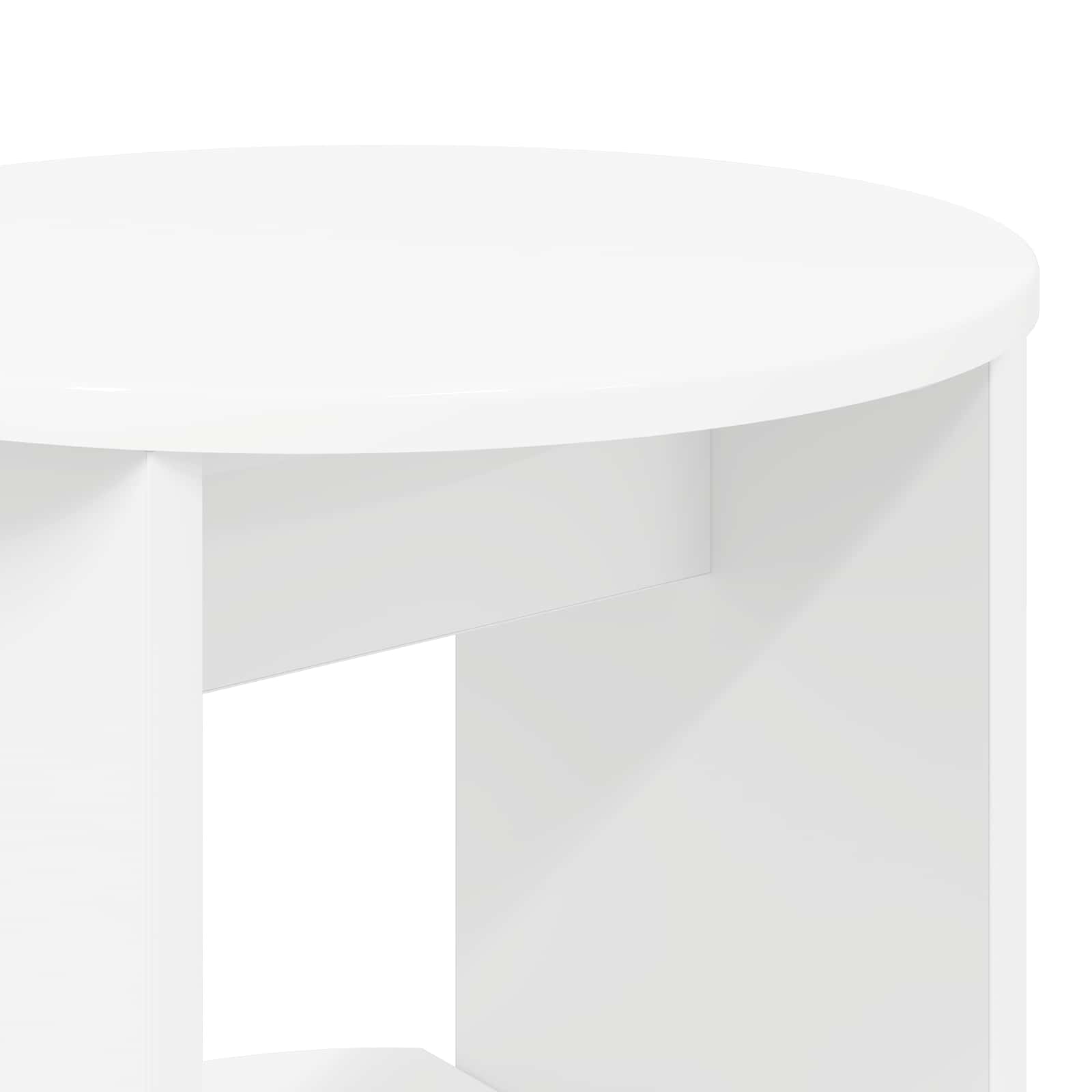 Boční Skříňka Bílý Dřevěný Materiál