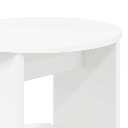 Boční Skříňka Bílý Dřevěný Materiál