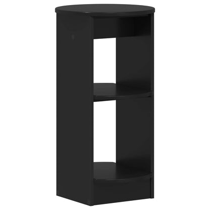 Boční Skříňka Černý Dřevěný Materiál