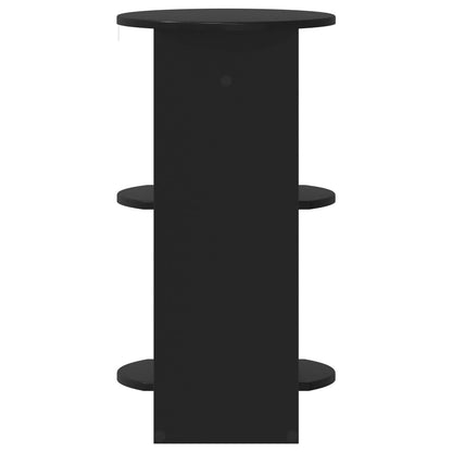 Boční Skříňka Černý Dřevěný Materiál
