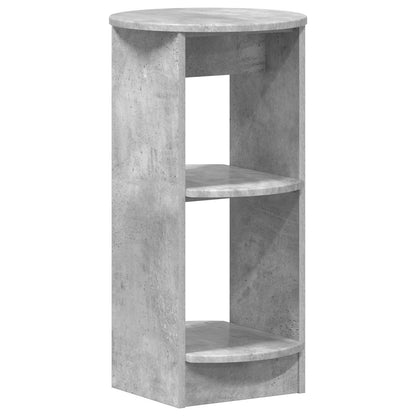 Boční Skříňka Betonově Šedá Dřevěný Materiál