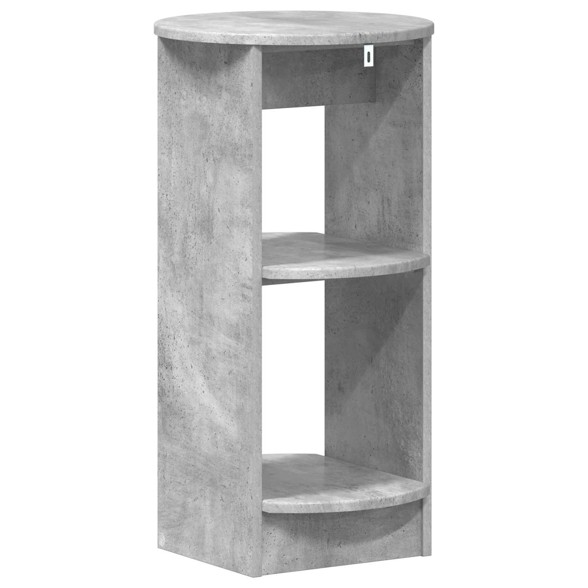 Boční Skříňka Betonově Šedá Dřevěný Materiál