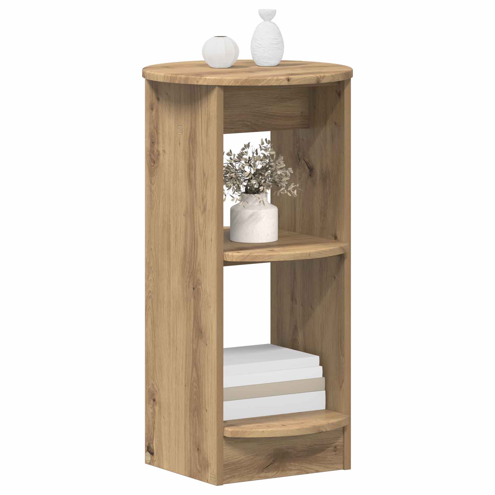 Boční Skříňka Řemeslný Dub 40 X 40 X 75 Cm Dřevěný Materiál