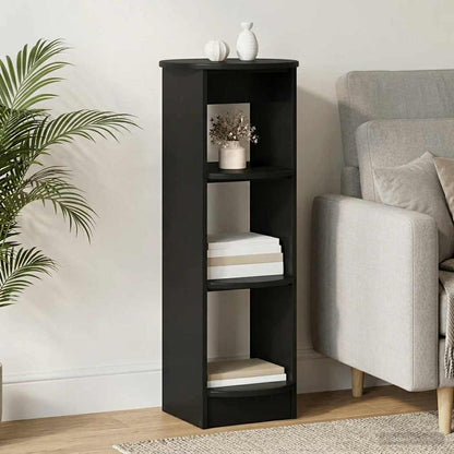 Boční Skříňka Černý 40 X 40 X 100 Cm Dřevěný Materiál