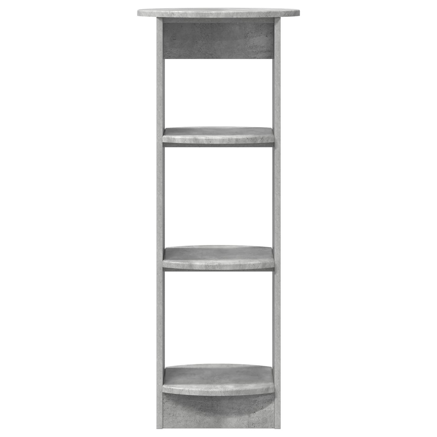 Boční Skříňka Betonově Šedá 40 X 40 X 100 Cm Dřevěný Materiál