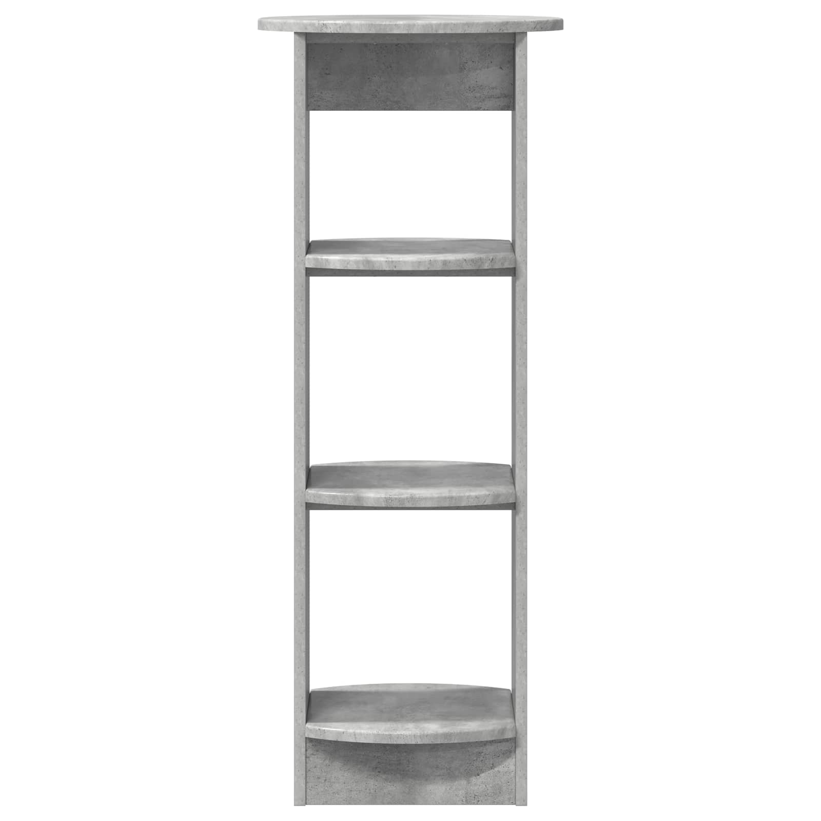Boční Skříňka Betonově Šedá 40 X 40 X 100 Cm Dřevěný Materiál