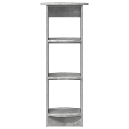 Boční Skříňka Betonově Šedá 40 X 40 X 100 Cm Dřevěný Materiál