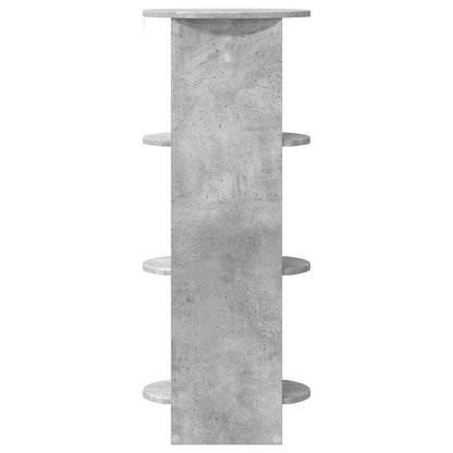 Boční Skříňka Betonově Šedá 40 X 40 X 100 Cm Dřevěný Materiál