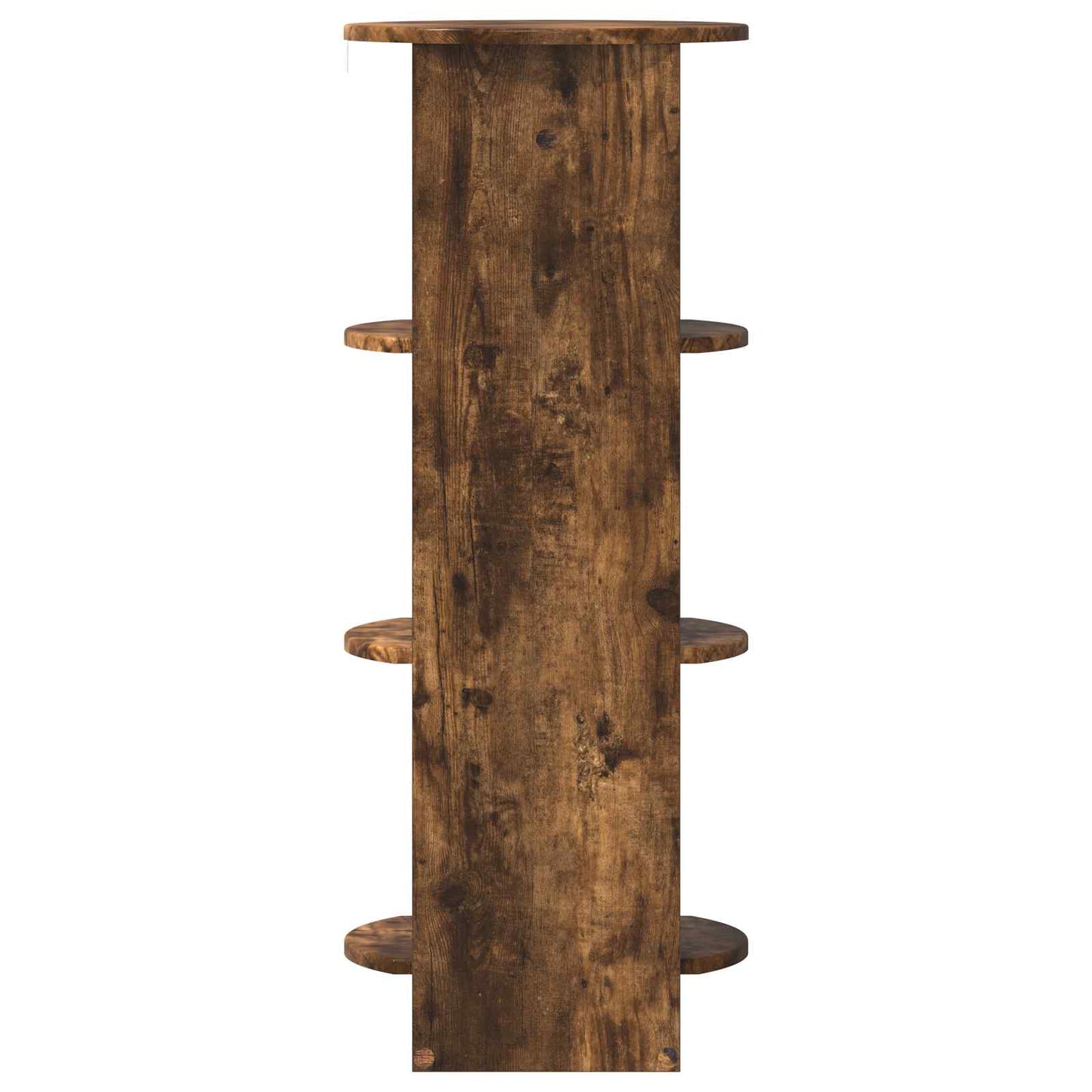 Boční Skříňka Uzený Dub 40 X 40 X 100 Cm Dřevěný Materiál