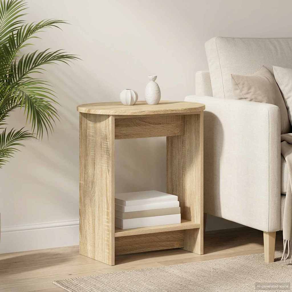 Boční Stůl Dub Sonoma 50 X 39,5 X 55 Cm Kompozitní Dřevo