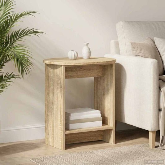 Boční Stůl Dub Sonoma 50 X 39,5 X 55 Cm Kompozitní Dřevo