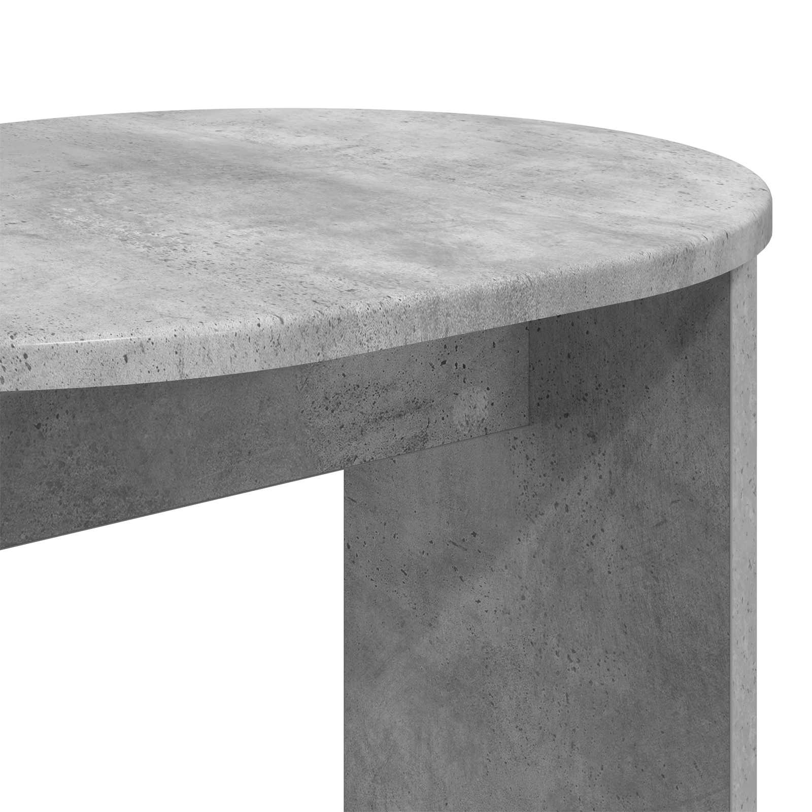 Boční Stůl Betonově Šedá 50 X 39,5 X 55 Cm Kompozitní Dřevo