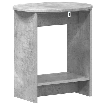 Boční Stůl Betonově Šedá 50 X 39,5 X 55 Cm Kompozitní Dřevo