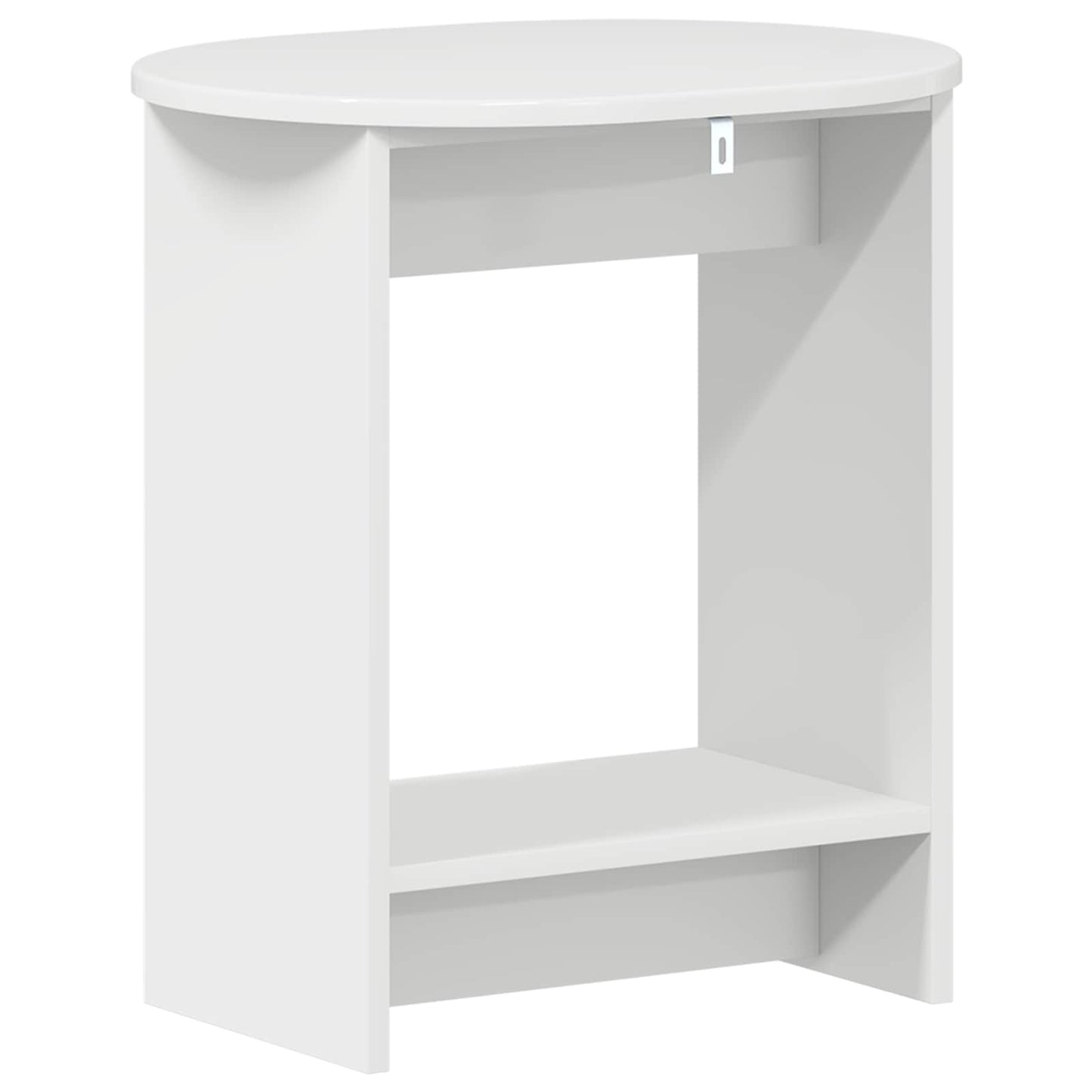Boční Stůl Bílá S Vysokým Leskem 50 X 39,5 X 55 Cm