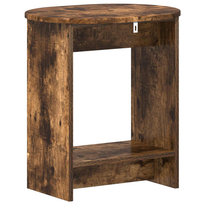 Boční Stůl Kouřový Dub 50 X 39,5 X 55 Cm Kompozitní Dřevo