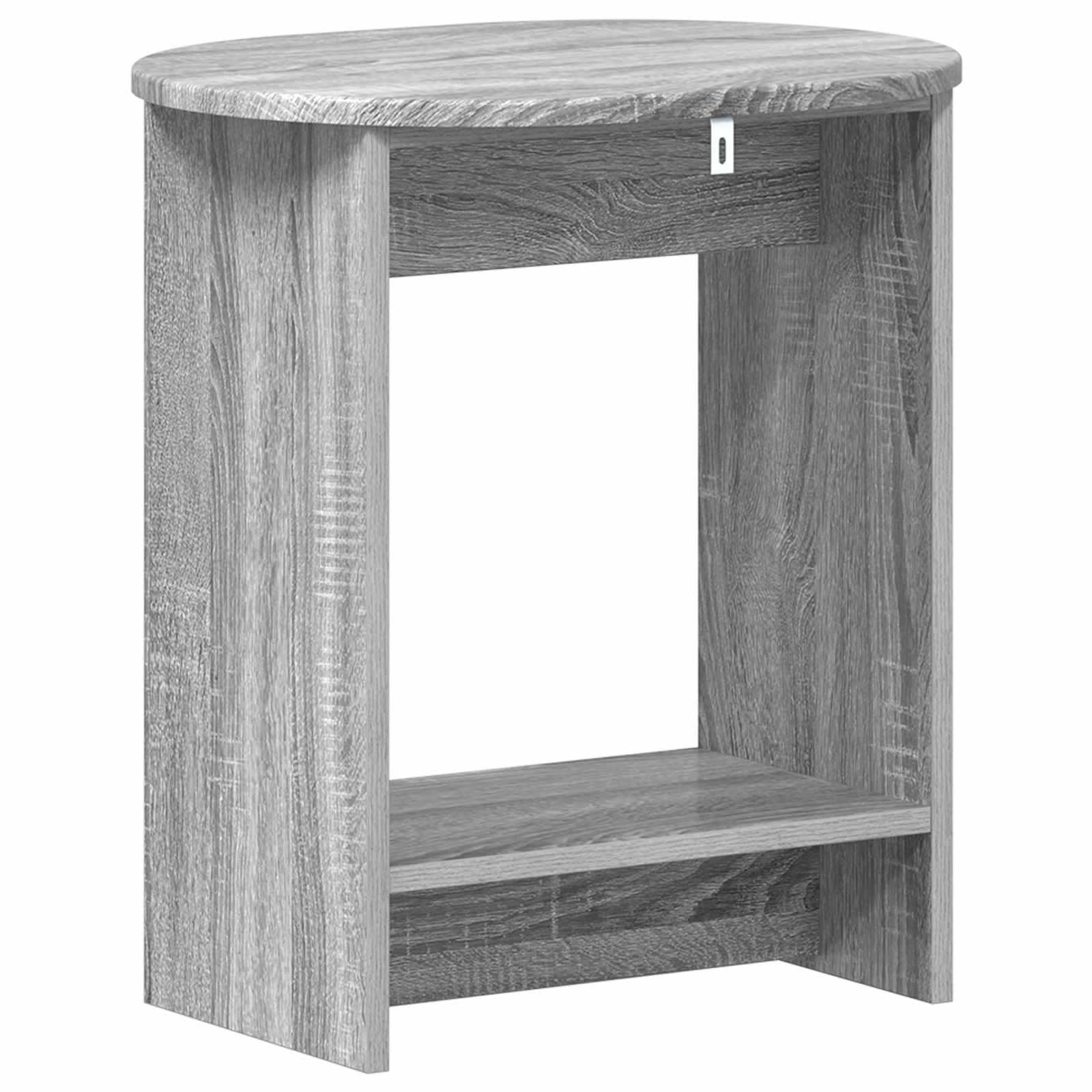 Boční Stůl Šedá Sonoma 50 X 39,5 X 55 Cm Kompozitní Dřevo