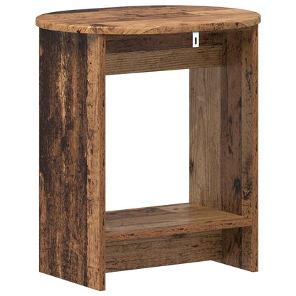 Boční Stůl Staré Dřevo 50 X 39,5 X 55 Cm Kompozitní Dřevo