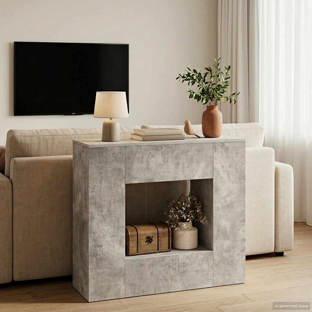 Betonově Šedá 82 X 29 X 74 Cm