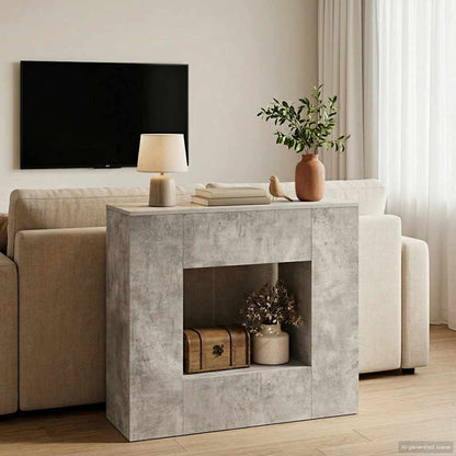 Betonově Šedá 82 X 29 X 74 Cm