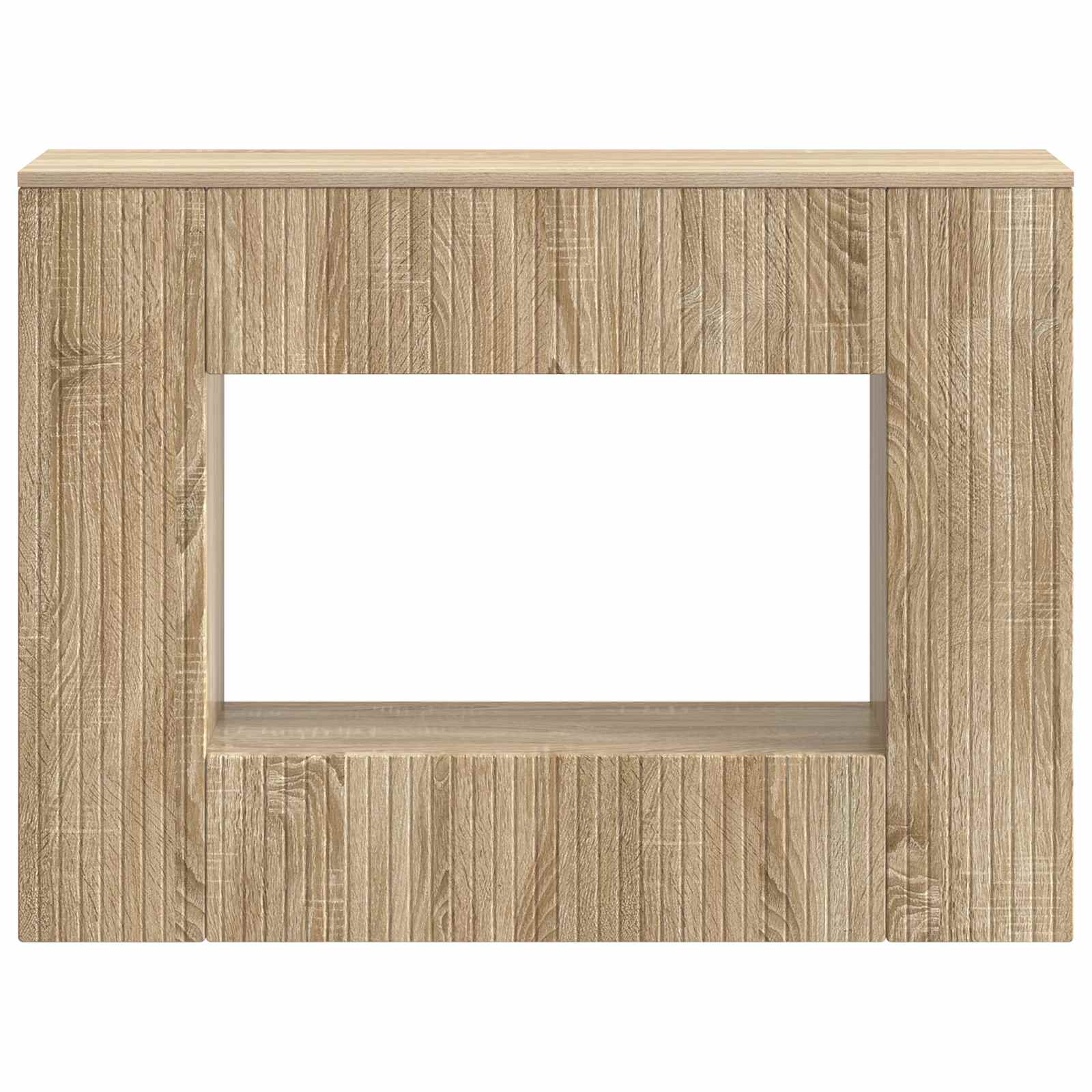 Konzolový Stolek Sonoma Dub 101 X 29 X 74 Cm Dřevěný Materiál