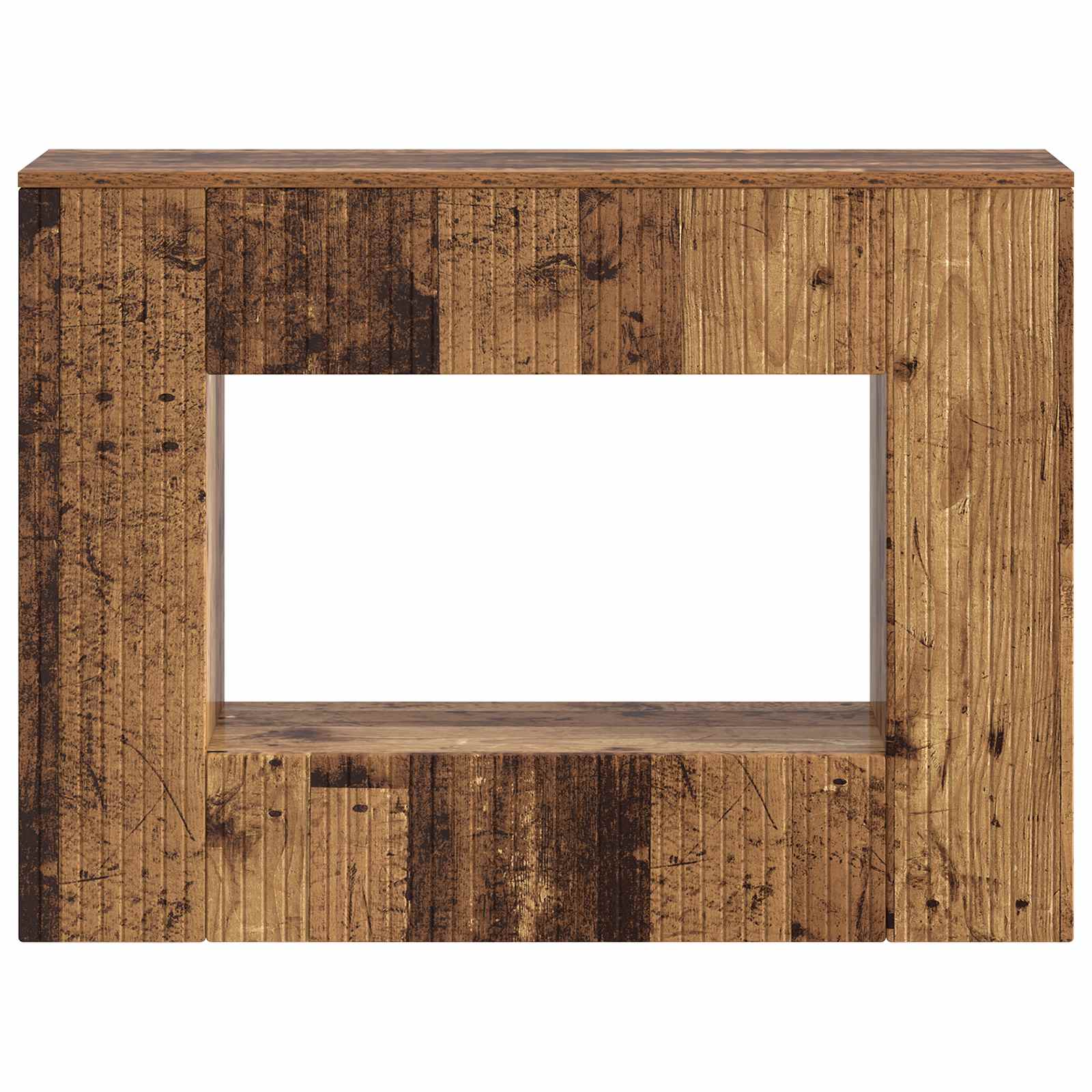 Konzolový Stolek Staré Dřevo 101 X 29 X 74 Cm Dřevěný Materiál