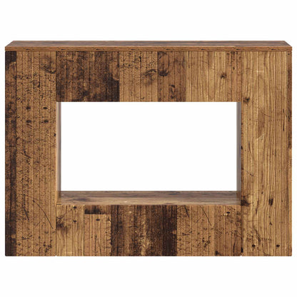 Konzolový Stolek Staré Dřevo 101 X 29 X 74 Cm Dřevěný Materiál