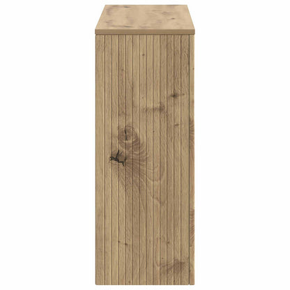 Konzolový Stolek Řemeslný Dub 101 X 29 X 74 Cm Dřevěný Materiál