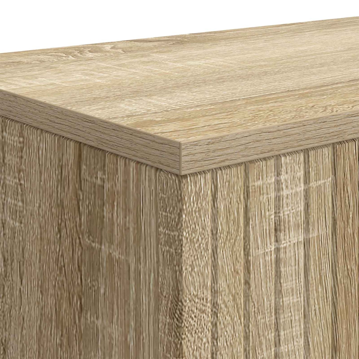 Konzolový Stolek Sonoma Dub 155 X 29 X 74 Cm Dřevěný Materiál