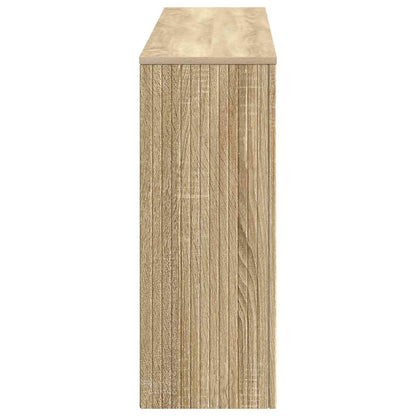Konzolový Stolek Sonoma Dub 155 X 29 X 74 Cm Dřevěný Materiál