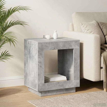 Boční Stůl Betonově Šedá 60 X 40 X 65 Cm Kompozitní Dřevo