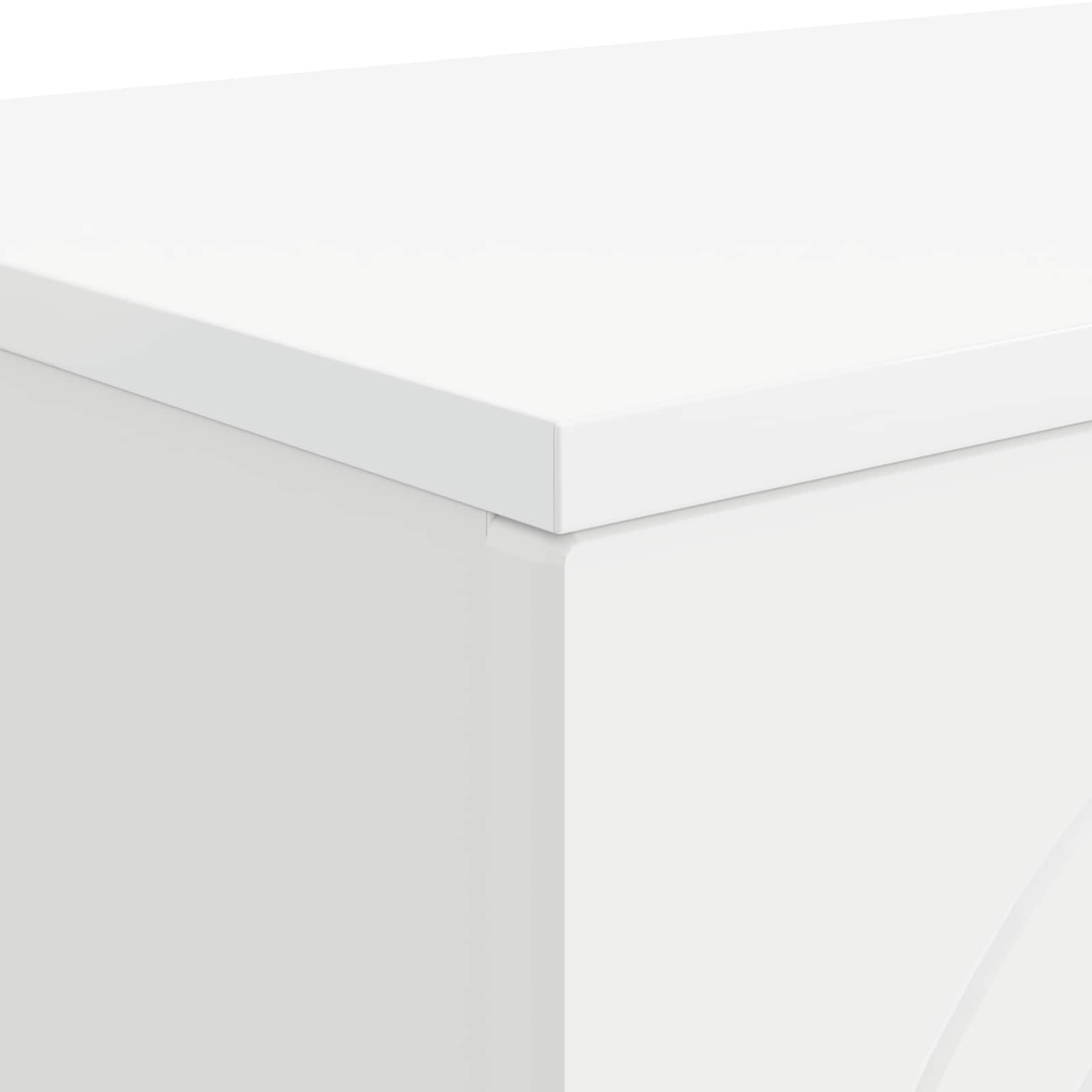 Konferenční Stolek Bílá 102 X 35 X 75 Cm Kompozitní Dřevo
