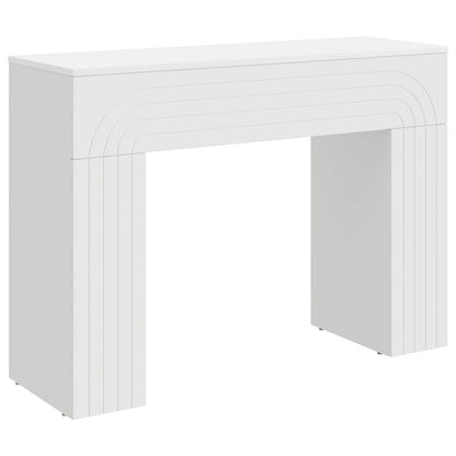 Konferenční Stolek Bílá 102 X 35 X 75 Cm Kompozitní Dřevo