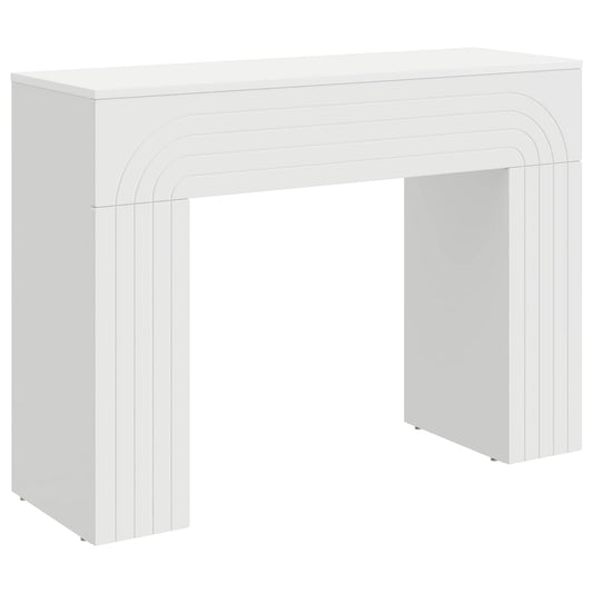 Konferenční Stolek Bílá 102 X 35 X 75 Cm Kompozitní Dřevo