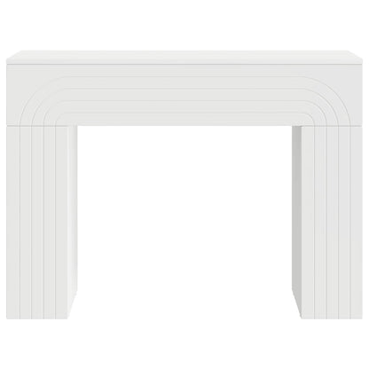 Konferenční Stolek Bílá 102 X 35 X 75 Cm Kompozitní Dřevo