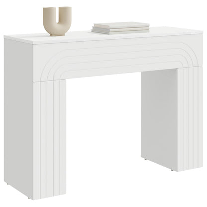 Konferenční Stolek Bílá 102 X 35 X 75 Cm Kompozitní Dřevo