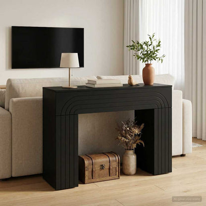 Konferenční Stolek Černá 102 X 35 X 75 Cm Kompozitní Dřevo