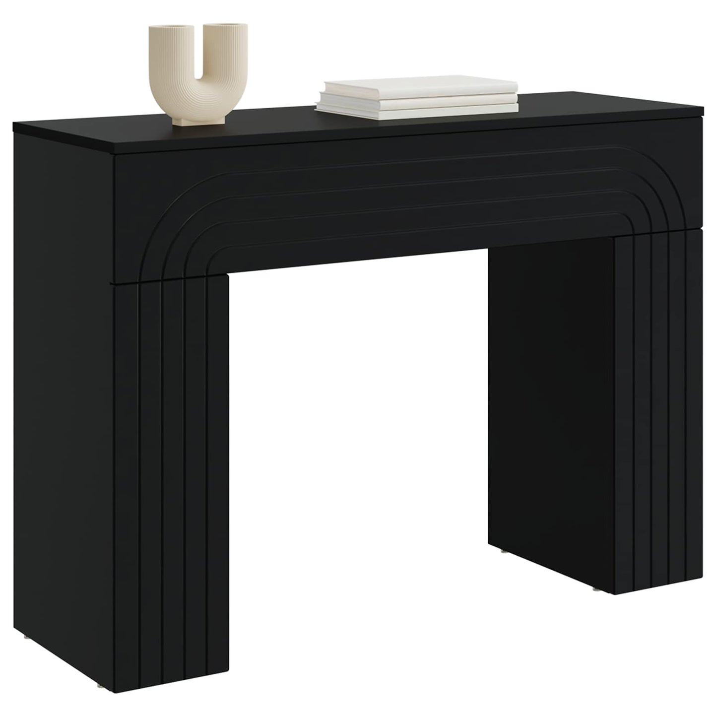 Konferenční Stolek Černá 102 X 35 X 75 Cm Kompozitní Dřevo
