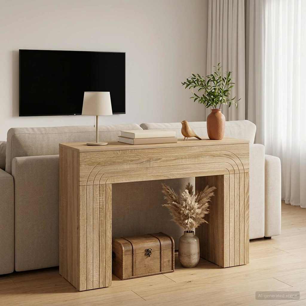 Konferenční Stolek Dub Sonoma 102 X 35 X 75 Cm Kompozitní Dřevo