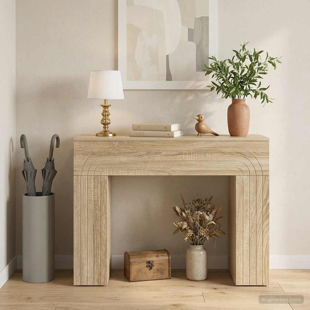 Konferenční Stolek Dub Sonoma 102 X 35 X 75 Cm Kompozitní Dřevo