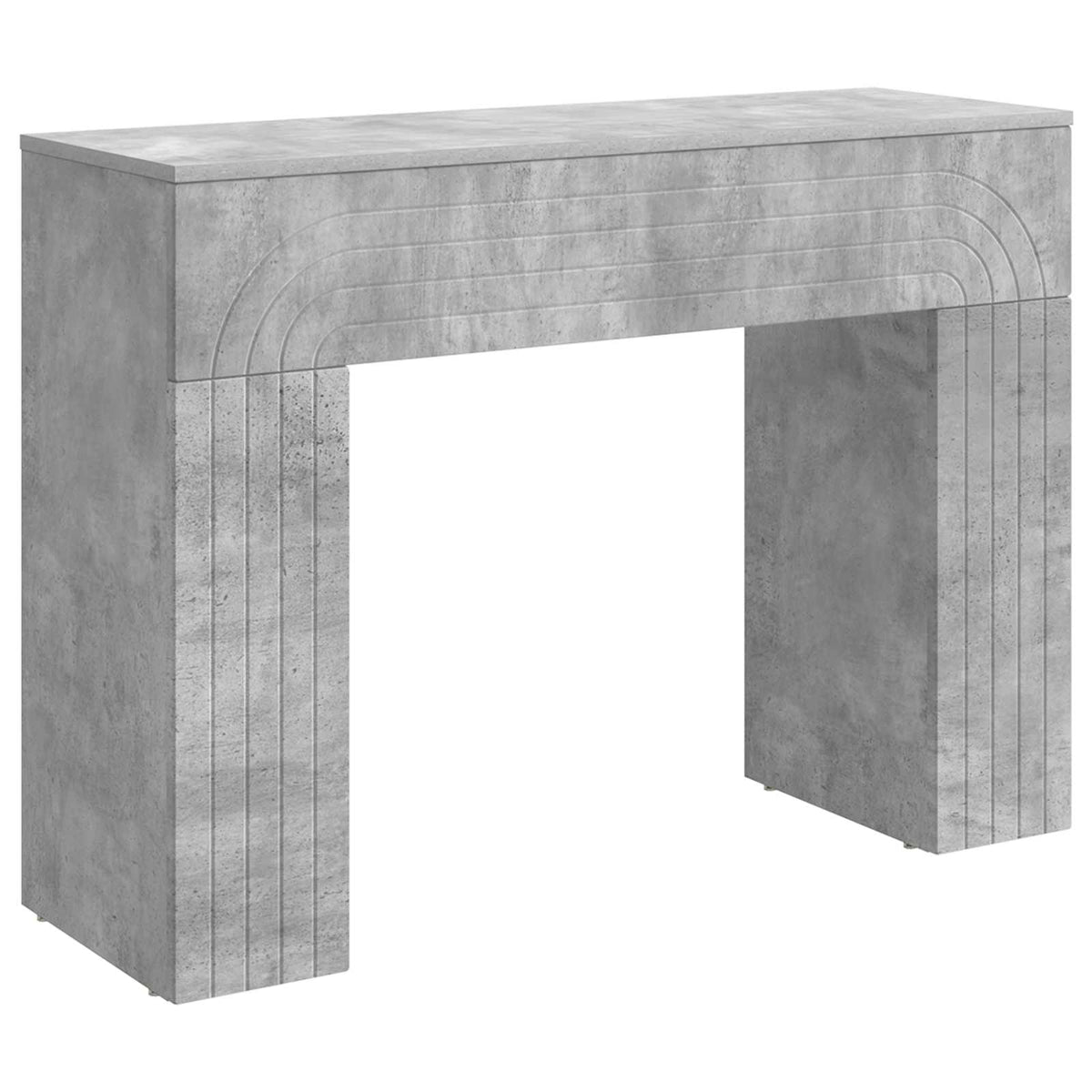 Konferenční Stolek Betonově Šedá 102 X 35 X 75 Cm