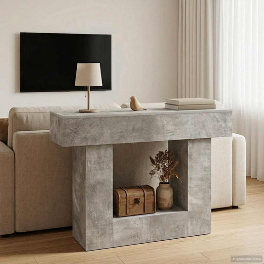 Betonově Šedá 101 X 30 X 74 Cm