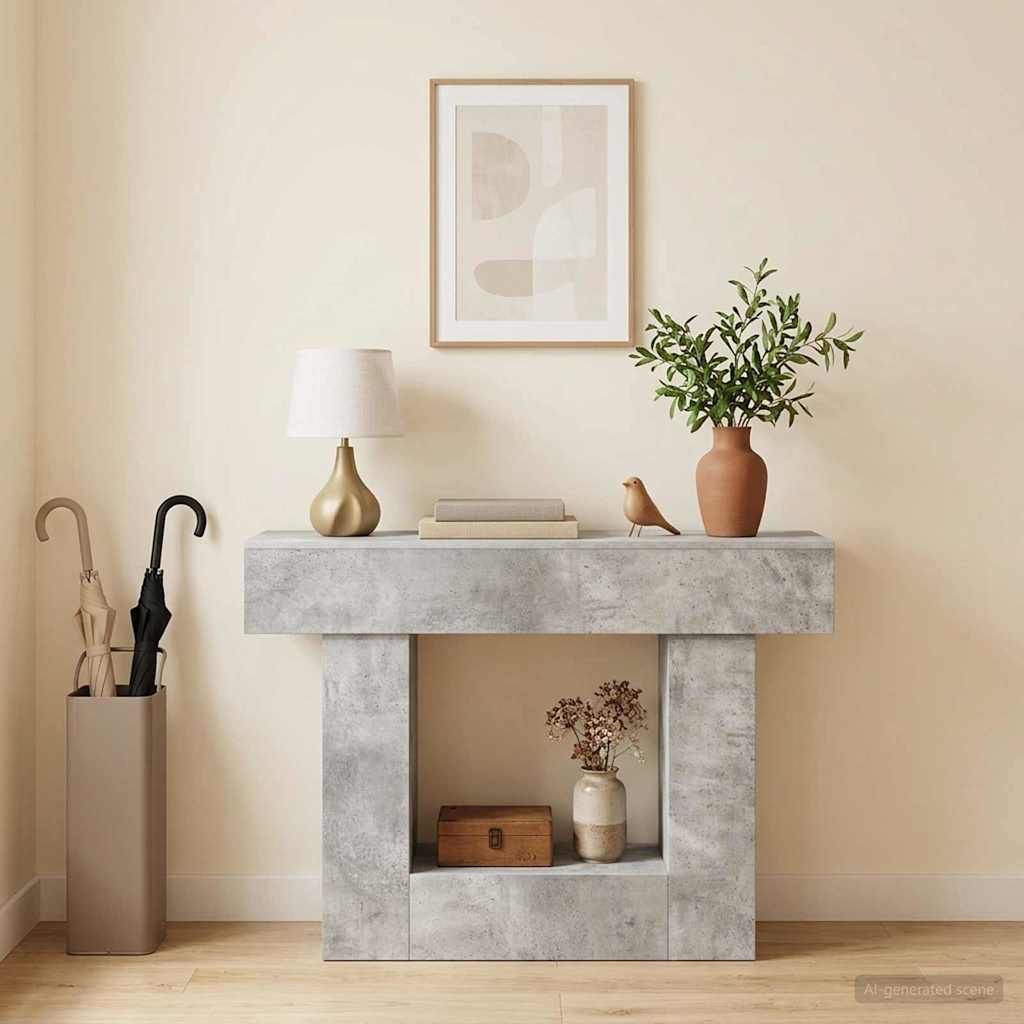 Betonově Šedá 101 X 30 X 74 Cm