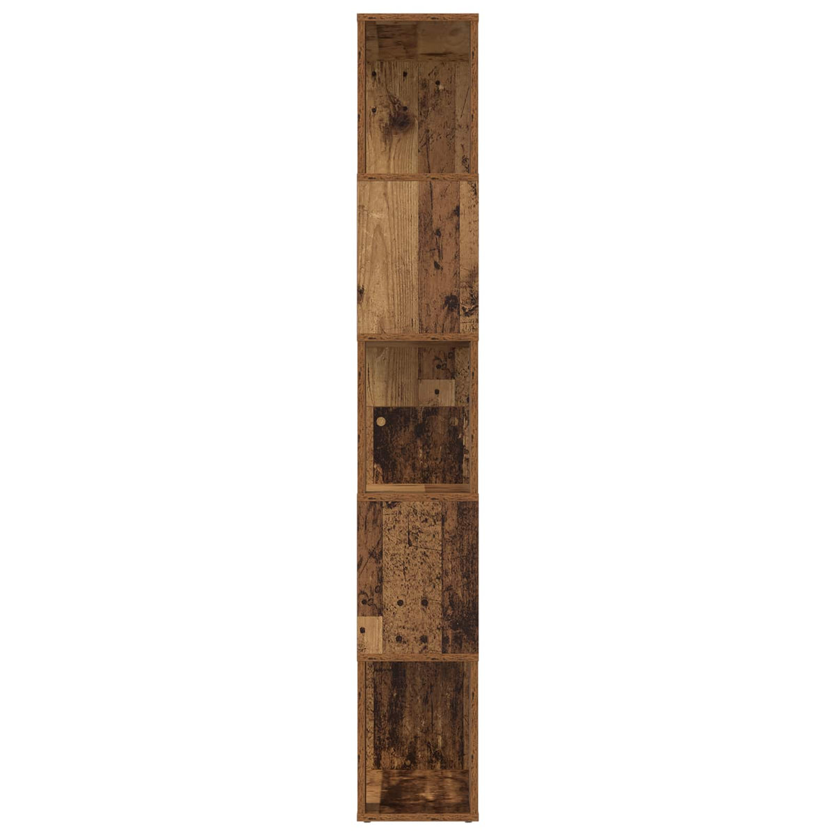 Knihovna 80 X 24 X 159 Cm Kompozitní Dřevo Staré Dřevo