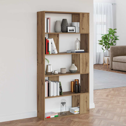 Knihovna 80 X 24 X 159 Cm Kompozitní Dřevo Artisanový Dub